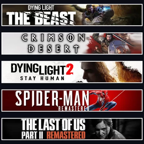  Beast +Crimson +DY2 +Spider 1 +TLOU2